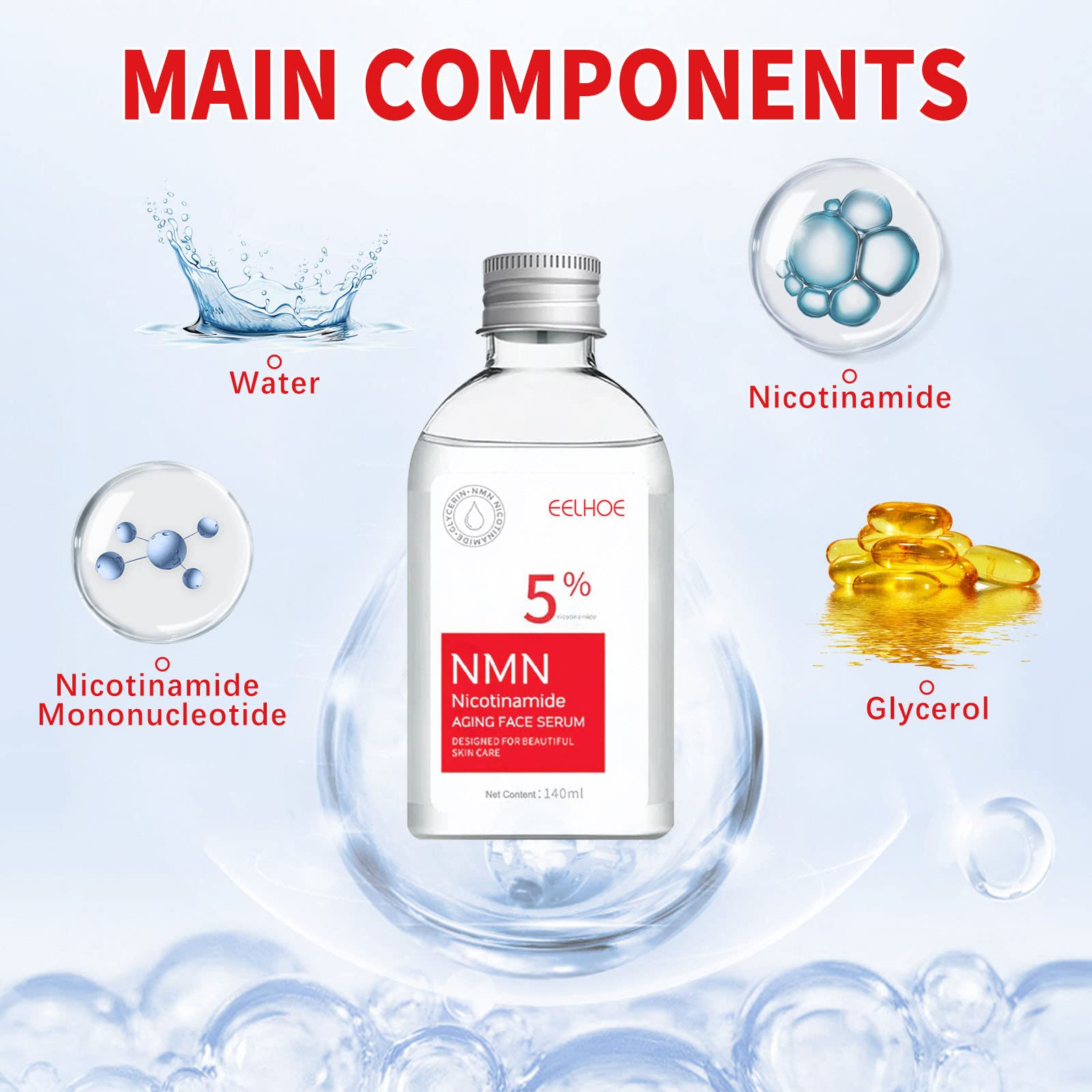 Nmn Aging Face Serum, 140ml Stayeve Nmn Age Serum Aging Face